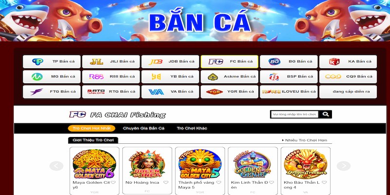 4 sảnh cược bắn cá online hot của 33win