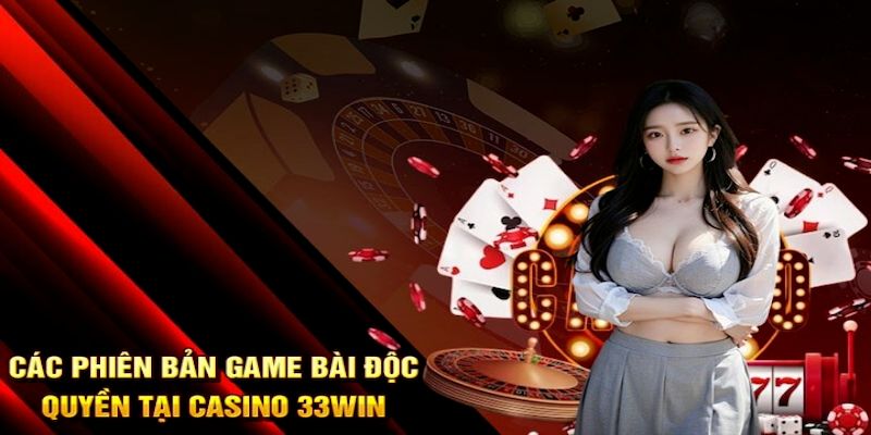 Các tựa game bài với lượng người chơi lớn tại 33win